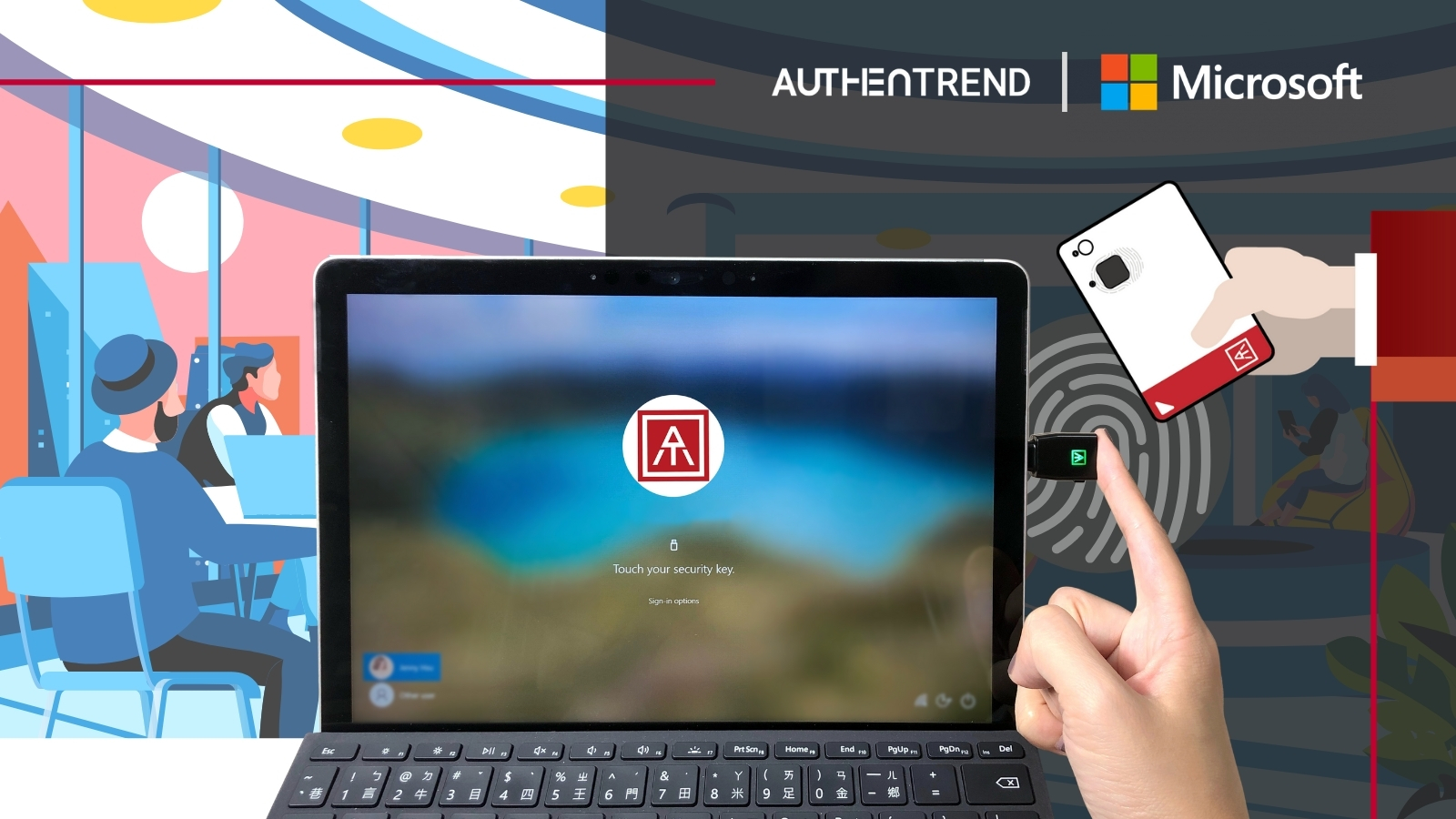 AuthenTrend Biometric Security Keys Integrates with Microsoft to Build a  Passwordless, Worry-Free IT Ecosystem 